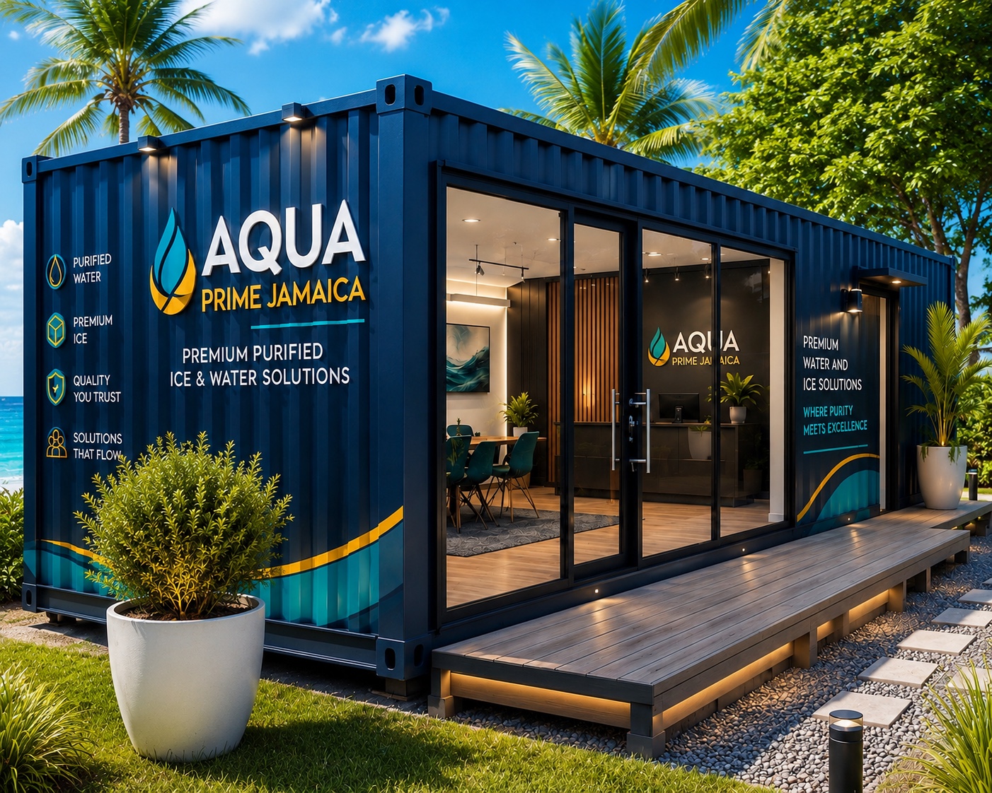 Aqua Prime Jamaica branded hub