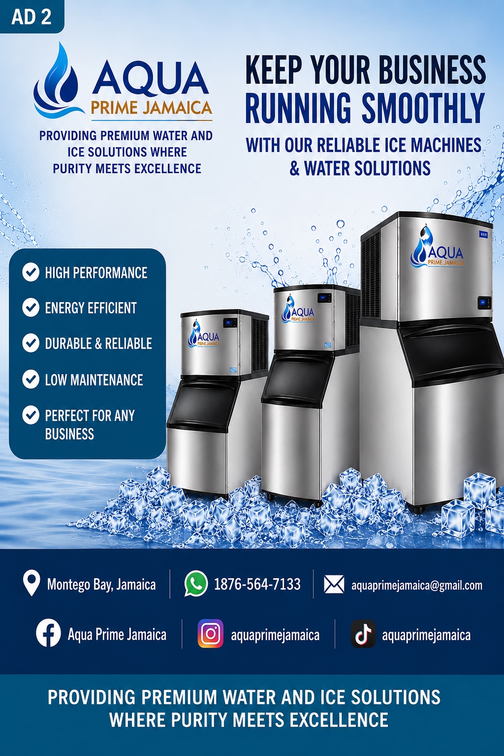 Commercial ice machines