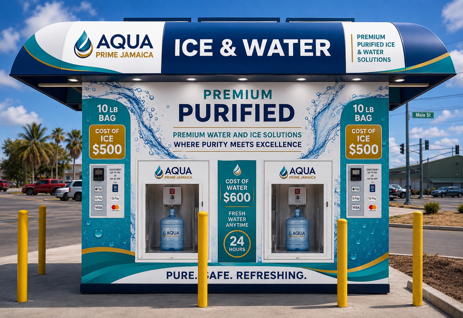 Aqua Prime refill hub design two