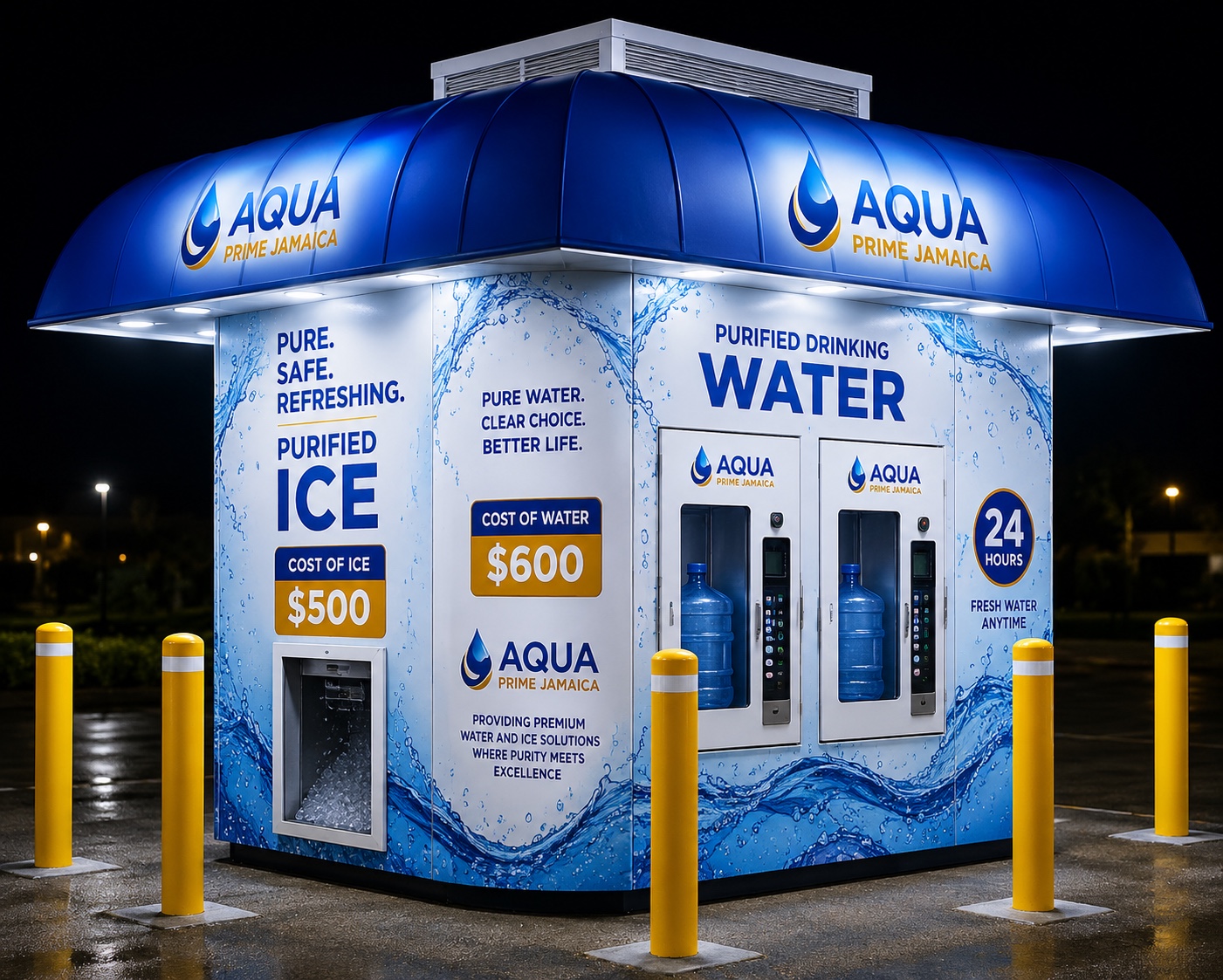Aqua Prime refill hub design one